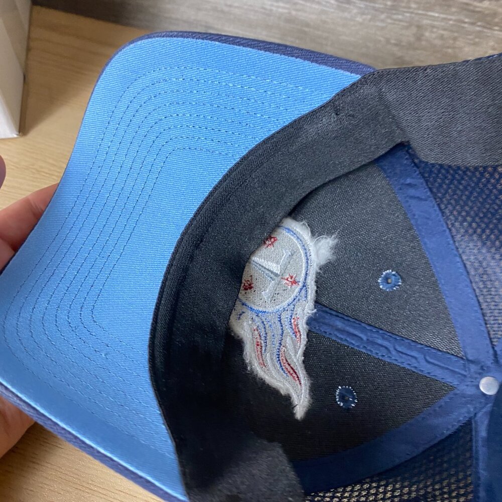 Tennessee Titans Hat Cap Fitted One Size Blue NFL Football PSL Founder - Picture 7 of 9